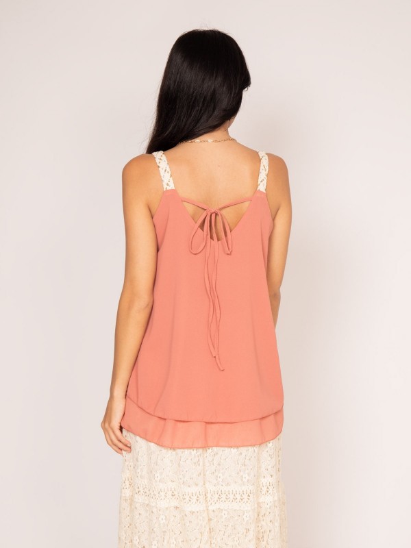 Top évasé à bretelles FIDEL...