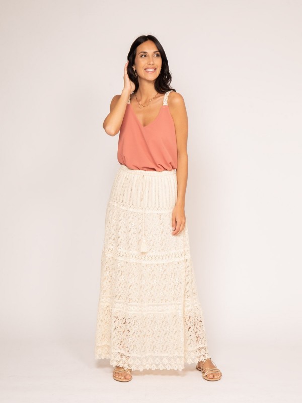 Top évasé à bretelles FIDEL...