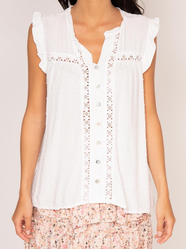 Chemise sans manches...