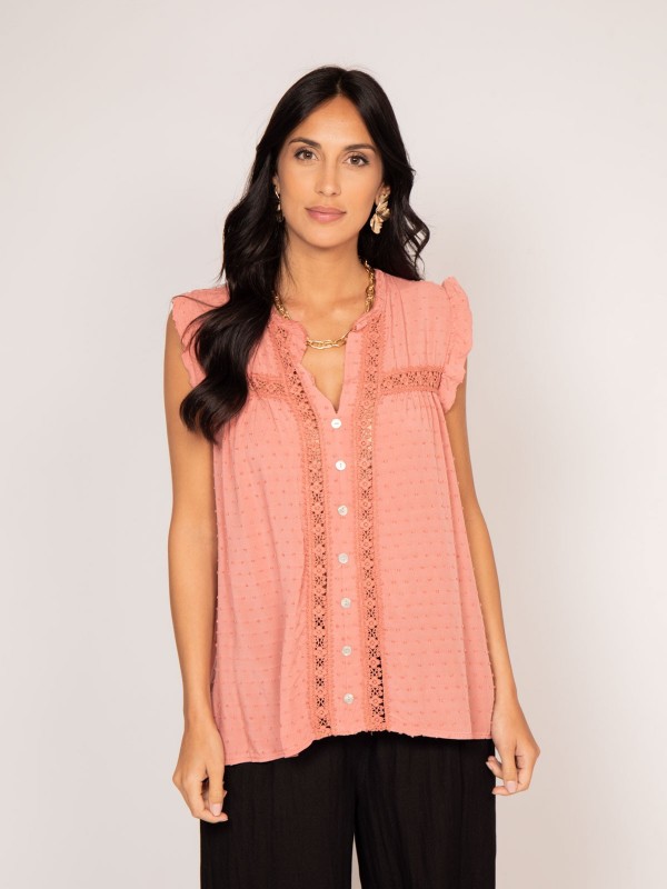 Chemise sans manches...