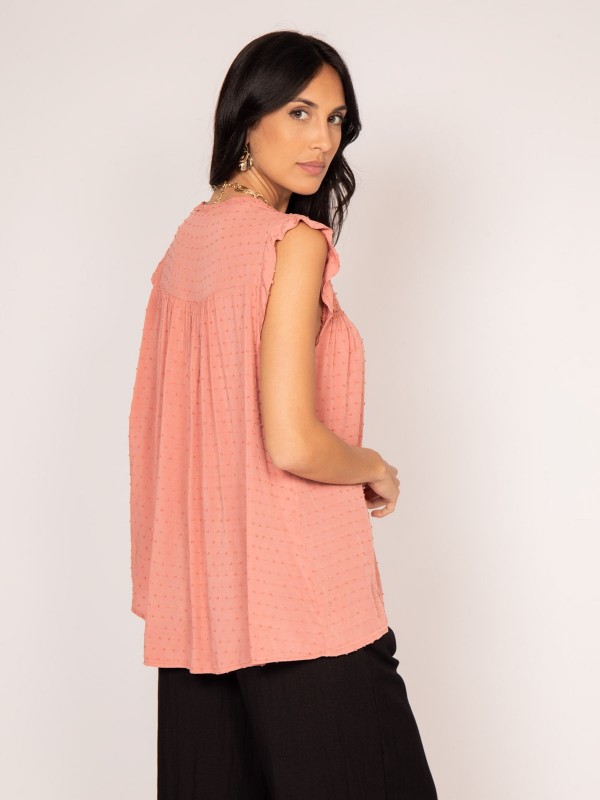 Chemise sans manches...