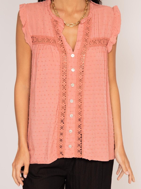 Chemise sans manches...