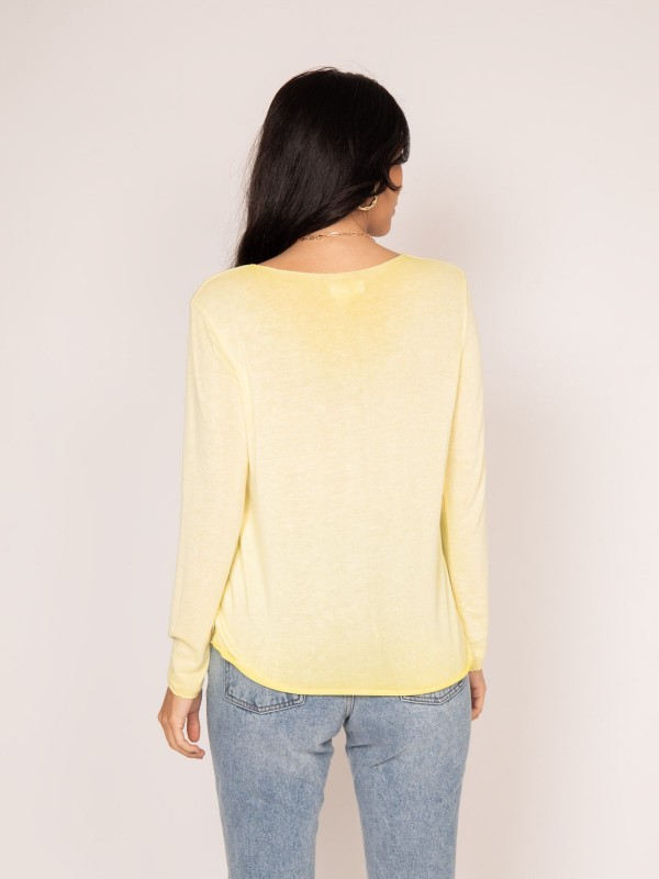 Pull fin col rond FREDO -...