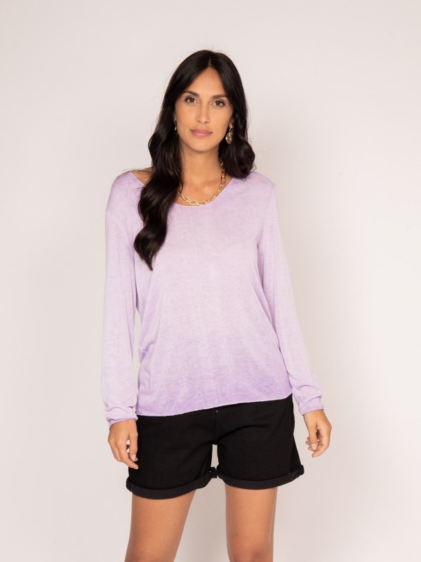 Pull fin col rond FREDO -...