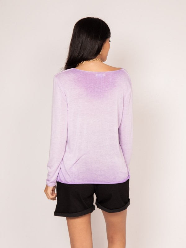 Pull fin col rond FREDO -...