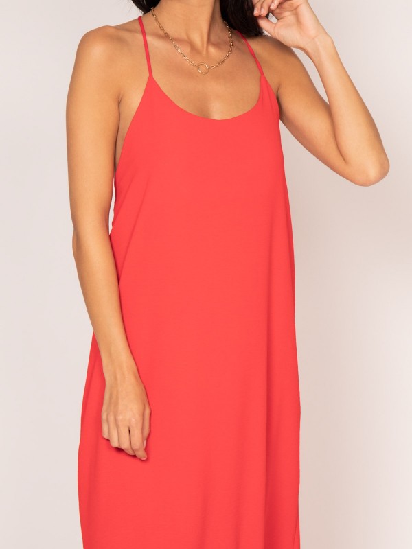 Robe longue à bretelles...