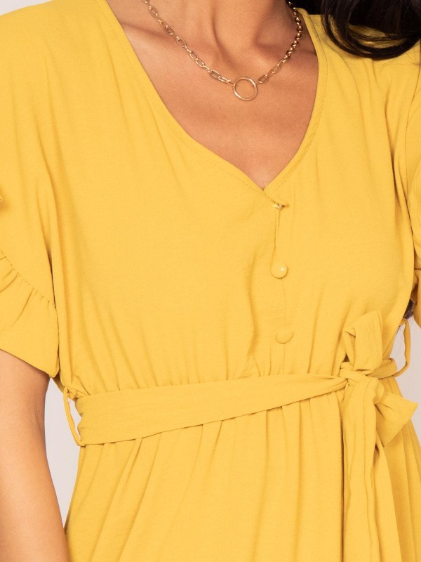 Robe longue IJAZZ - Jaune...