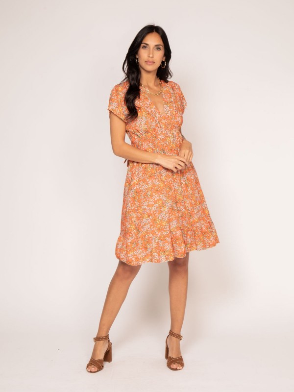 Robe courte motifs IJONA