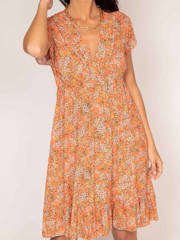 Robe courte motifs IJONA