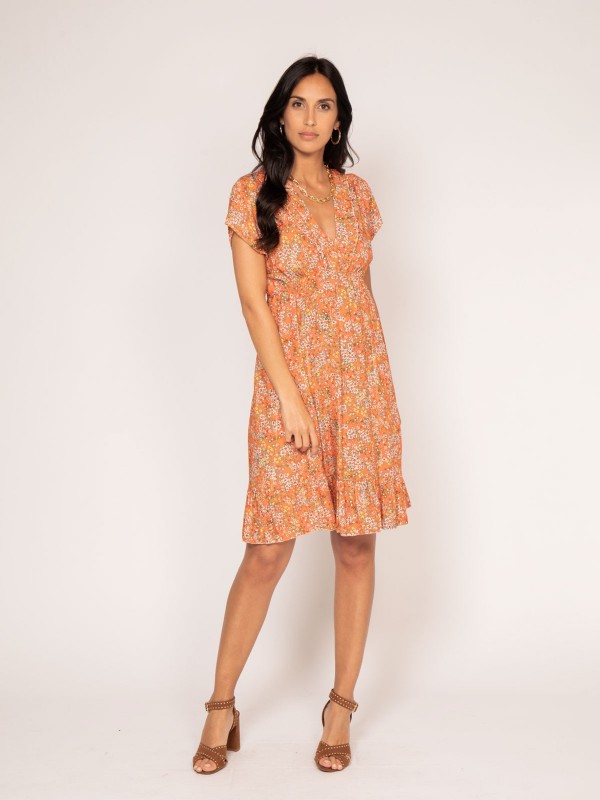 Robe courte motifs IJONA