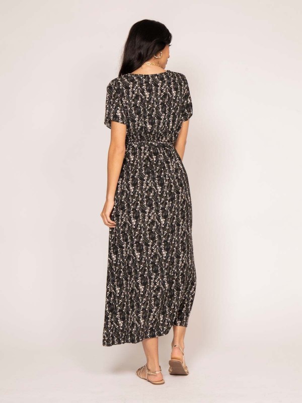 Robe longue motifs INOX