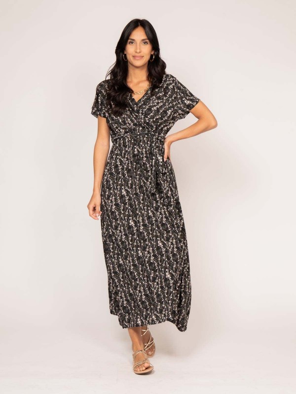 Robe longue motifs INOX