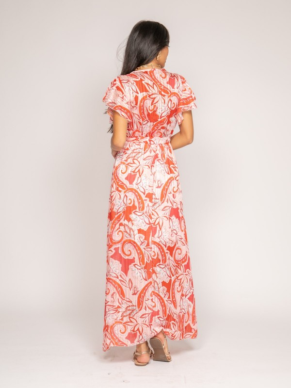 Robe longue motifs IVOLAN