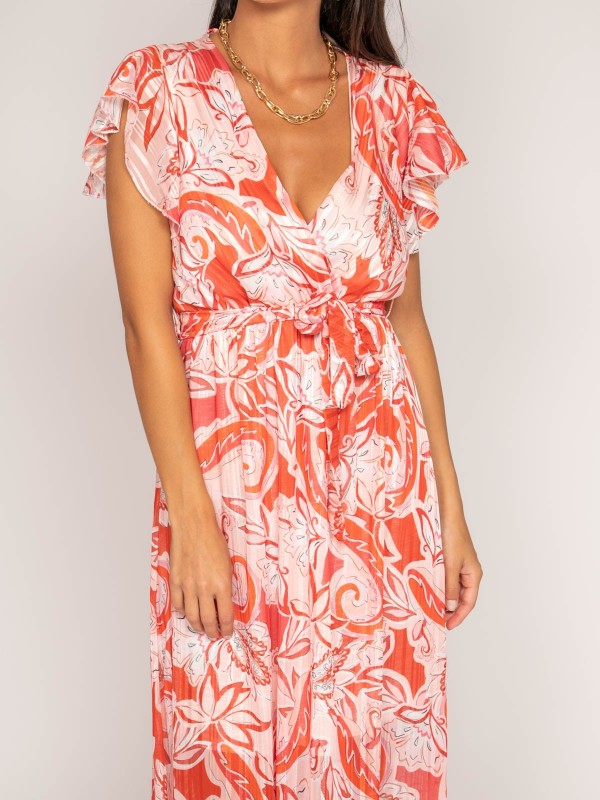 Robe longue motifs IVOLAN