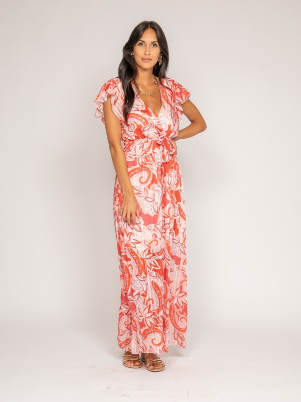 Robe longue motifs IVOLAN