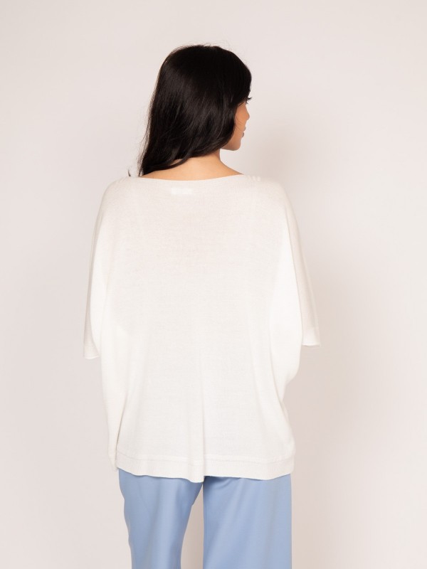 Pull fin KUSMI - Blanc