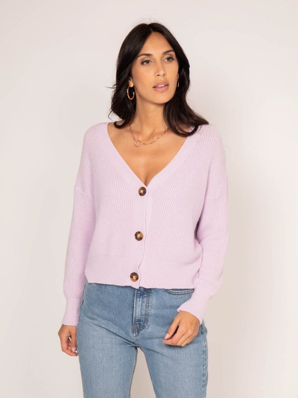 Gilet KYLIE - Violet clair