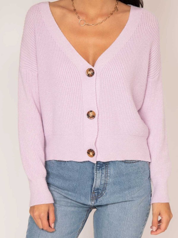 Gilet KYLIE - Violet clair