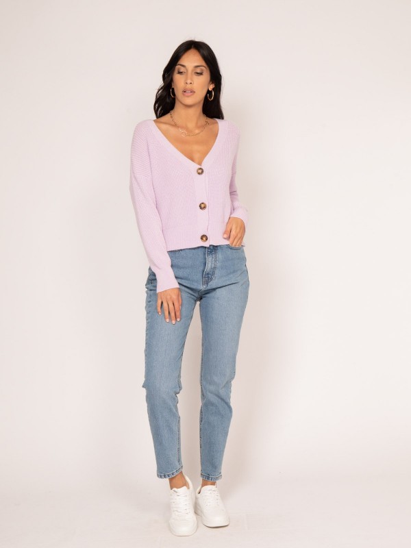 Gilet KYLIE - Violet clair