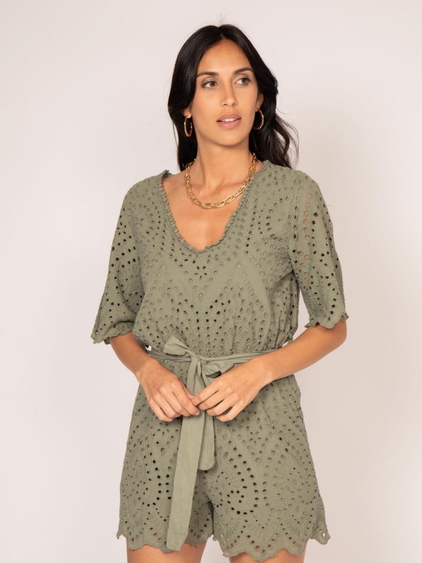 Combi short broderies...