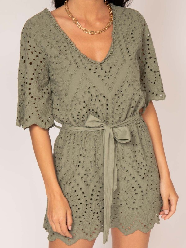 Combi short broderies...