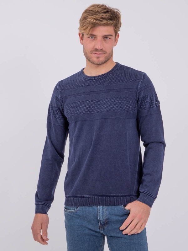 Pull fin col rond AMAZARIN...