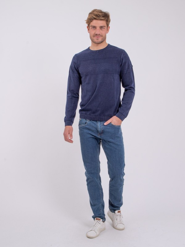 Pull fin col rond AMAZARIN...