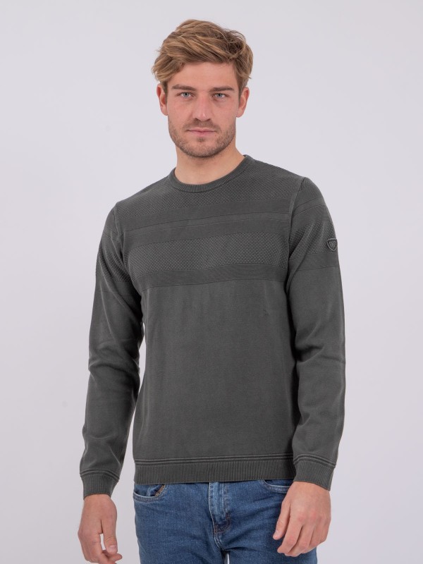 Pull fin col rond AMAZARIN...