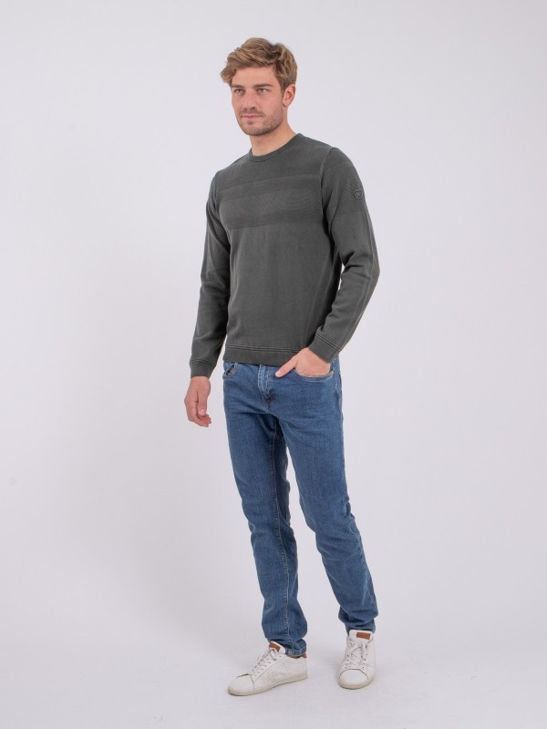 Pull fin col rond AMAZARIN...