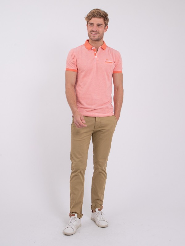 Polo manches courtes pur...