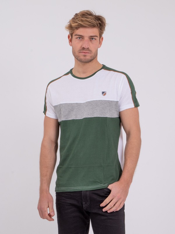 T-shirt col rond pur coton...