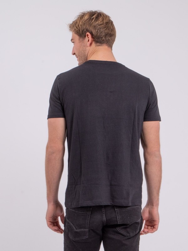 T-shirt col rond pur coton...