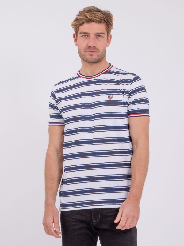 T-shirt col rond pur coton...