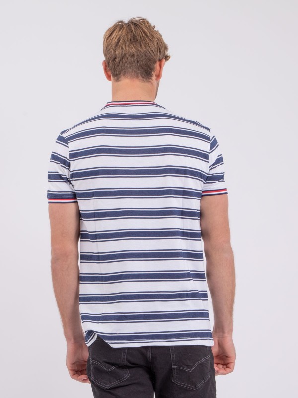 T-shirt col rond pur coton...