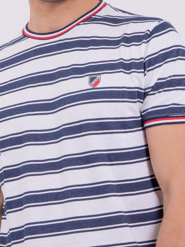 T-shirt col rond pur coton...