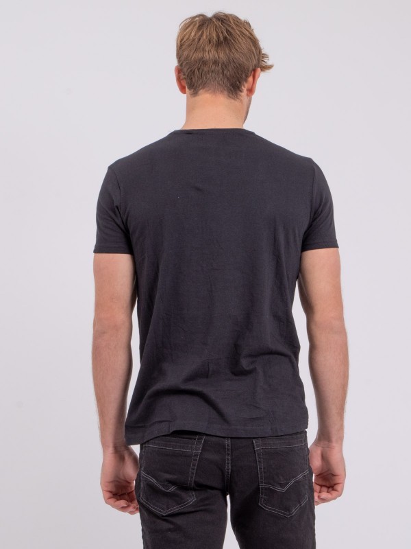 T-shirt col rond pur coton...