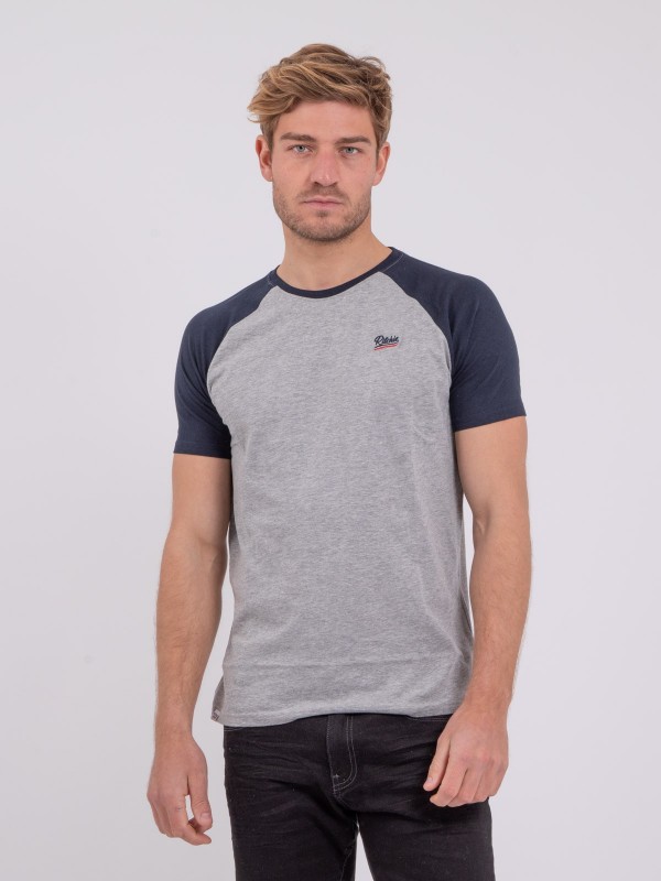 T-shirt col rond pur coton...