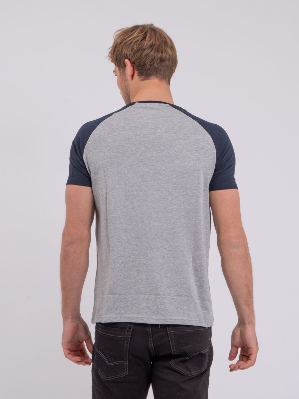 T-shirt col rond pur coton...