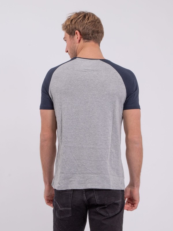 T-shirt col rond pur coton...