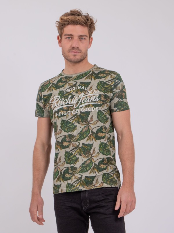 T-shirt manches courtes col...