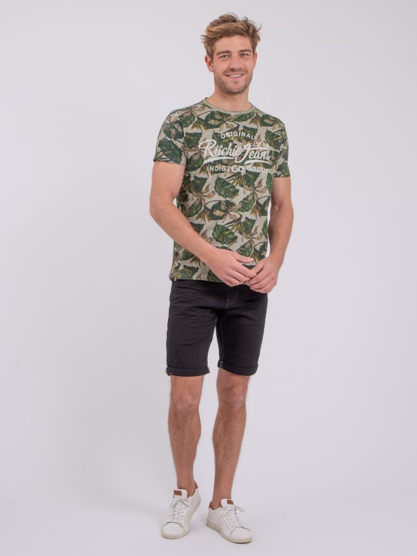 T-shirt manches courtes col...