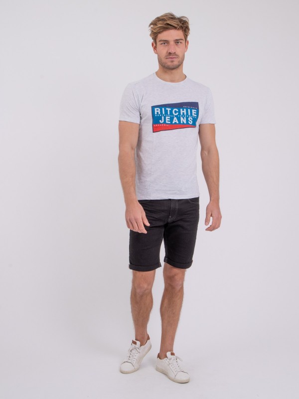 T-shirt manches courtes col...