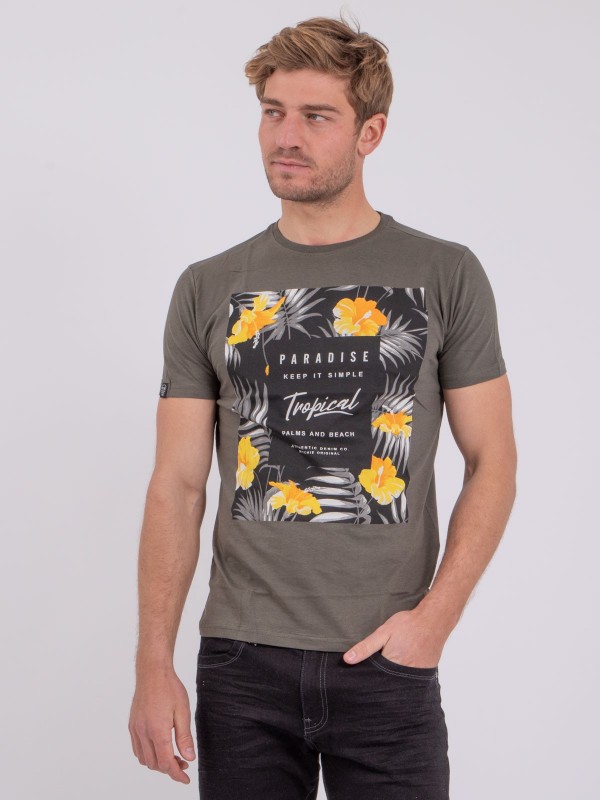 T-shirt manches courtes col...