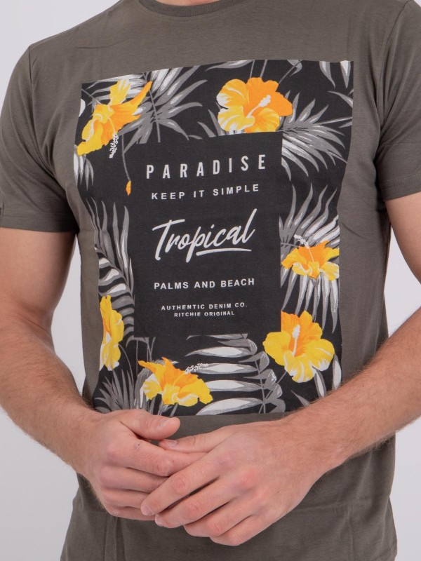 T-shirt manches courtes col...