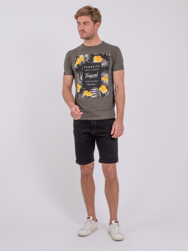 T-shirt manches courtes col...