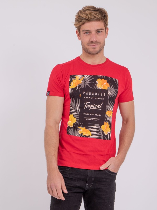 T-shirt manches courtes col...