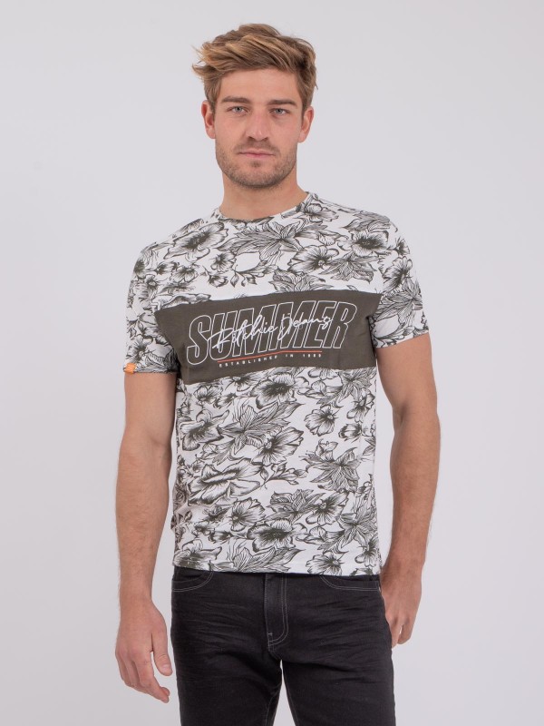 T-shirt manches courtes col...