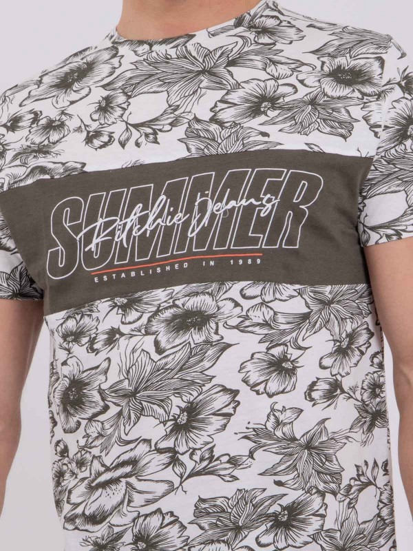 T-shirt manches courtes col...