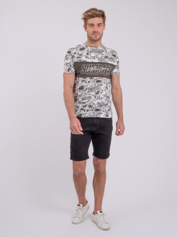 T-shirt manches courtes col...