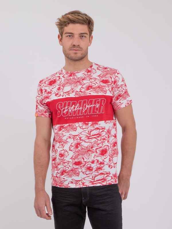 T-shirt manches courtes col...